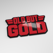 Alt, aber Gold 3D Acryl Autoemblem_3