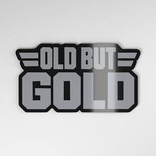 Alt, aber Gold 3D Acryl Autoemblem_4