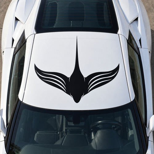 Ray Wake C7 Stingray Dach Vinylfolie Aufkleber für Chevrolet Corvette 2014_1