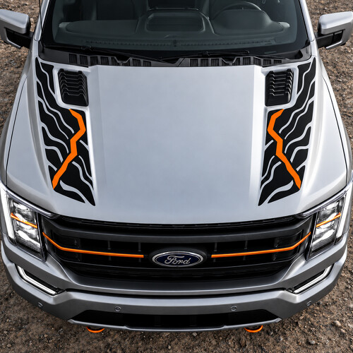 Fehlerkontur Motorhauben Vinylaufkleber für Ford F-150 Tremor 2021_1