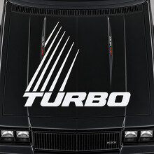 Turbo Streifen Motorhauben Vinylaufkleber für Buick Regal Grand National G-Body 1984–1987_2