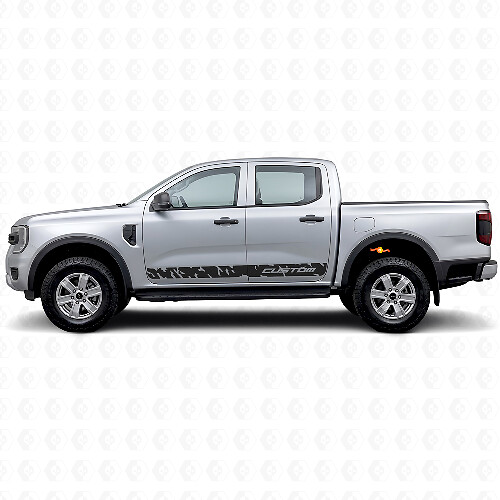 Abgenutzter Seitlicher Streifen Vinyl-Aufkleber für Musclecar Ranger Wildtrak