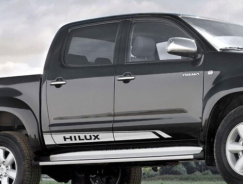 Markenseitliche Streifen Vinyl-Aufkleber Set für Toyota Hilux SR5