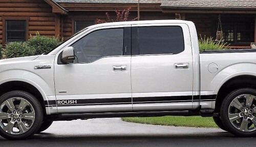 Roush Schriftzug Seitenstreifen Vinylaufkleber-Set für Musclecar Truck 2016