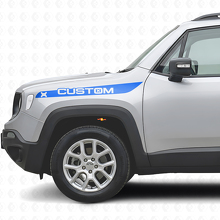 Individuelles Frontkotflügel-Streifen Vinyl-Aufkleber-Set für Jeep Renegade_2