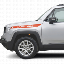 Individuelles Frontkotflügel-Streifen Vinyl-Aufkleber-Set für Jeep Renegade_4