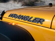 Jeep Wrangler Hood Aufkleber Aufkleber yj tj jk mj – 2-teiliges Set
 2