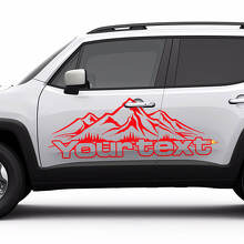 Mountains Style Seitenaufkleber-Set für Jeep Renegade 3