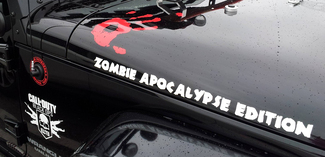 2 Zombie Apocalypse Edition Call Of Duty Black Ops Wrangler Rubicon Zombie Handabziehbilder Jeep Kit