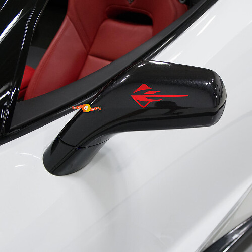Stingray-Logo Seitenspiegel Vinyl-Aufkleber Für Chevrolet Corvette C7