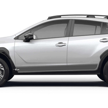 Gerade Schwellerstreifen Vinyl-Aufkleber Set für Subaru Crosstrek_3
