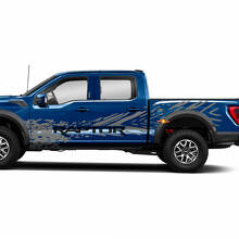 Schlammspritz-Side-Vinyl-Aufkleber-Set für Musclecar Truck_2