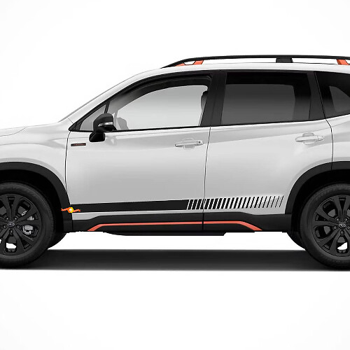 Racing Side Stripes Vinyl-Aufkleber-Kit für Subaru Forester_1