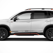 2 x Suba FORESTER Seitenschweller Streifen Vinyl Körper Aufkleber Aufkleber Grafiken Emblem Logo 2