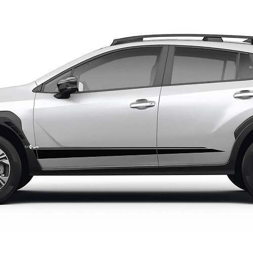 Vinyl-Aufkleber-Set mit doppelseitigen Streifen für Subaru Crosstrek