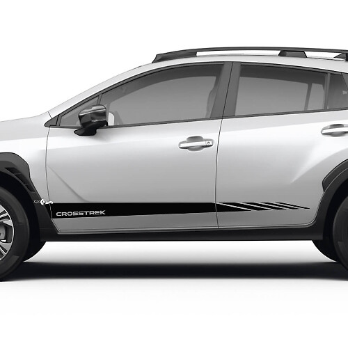 Racing-Stil Seiten-Tür-Streifen Vinyl-Aufkleber-Set für Subaru Crosstrek