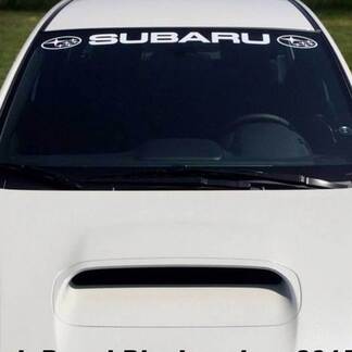 Subaru Windschutzscheibe Aufkleber Banner Aufkleber Vinyl Rallye Fenster Grafik WRX STI