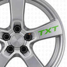 Benutzerdefinierte Schriftzug Felgen Vinylaufkleber Set für Subaru WRX_3