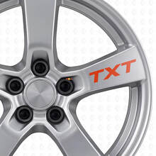 Benutzerdefinierte Schriftzug Felgen Vinylaufkleber Set für Subaru WRX_4
