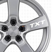 Benutzerdefinierte Schriftzug Felgen Vinylaufkleber Set für Subaru WRX_5