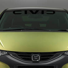 Civic Schriftzug Windschutzscheiben-Vinylaufkleber für Honda Civic_2