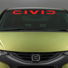 Civic Schriftzug Windschutzscheiben-Vinylaufkleber für Honda Civic_3