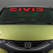 Windschutzscheiben-Vinylaufkleber für Honda Civic_3