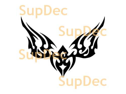 Tribal Flame Wings Vinyl-Aufkleber für Autos