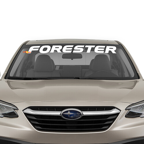Windschutzscheibenbanner Vinyl -Aufkleber -Aufkleber für Suba Forester
