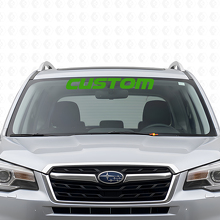 Individuell gestalteter Schriftzug Windschutzscheiben-Vinylaufkleber für Subaru Forester_4