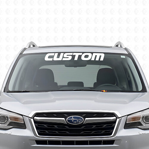 Benutzerdefinierter Windschutzscheiben-Vinylaufkleber für Subaru Forester