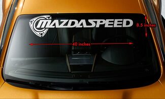 Mazda Rotary Mazdaspeed RX7 RX8 Windschutzscheibe Banner Vinyl Aufkleber 40 