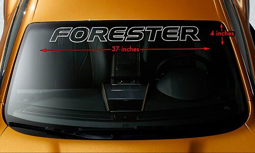Forester Kontur Windschutzscheiben Banner Vinyl Aufkleber für Subaru Forester