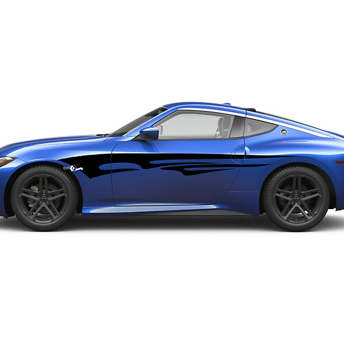 Seitengrafikaufkleber -Aufkleber für Nissan Z.
