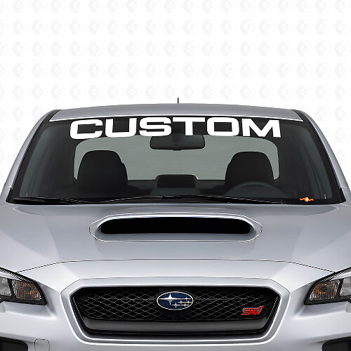 Individuelles Windschutzscheiben-Banner Vinyl-Aufkleber für Subaru Impreza