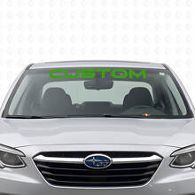 Maßgeschneiderte Schriftzug-Scheibenbannervinylfolie für Subaru Legacy_3