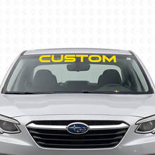 Maßgeschneiderte Schriftzug-Scheibenbannervinylfolie für Subaru Legacy_5