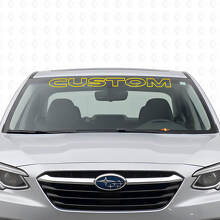 Benutzerdefinierte Kontur Windschutzscheiben-Beschriftungs-Vinylaufkleber für Subaru Legacy_5