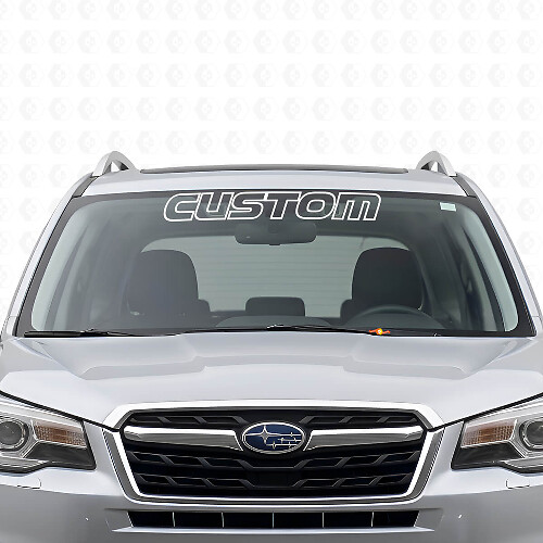 Individuelles Kontur-Scheibenaufkleber Vinyl-Aufkleber für Subaru Forester