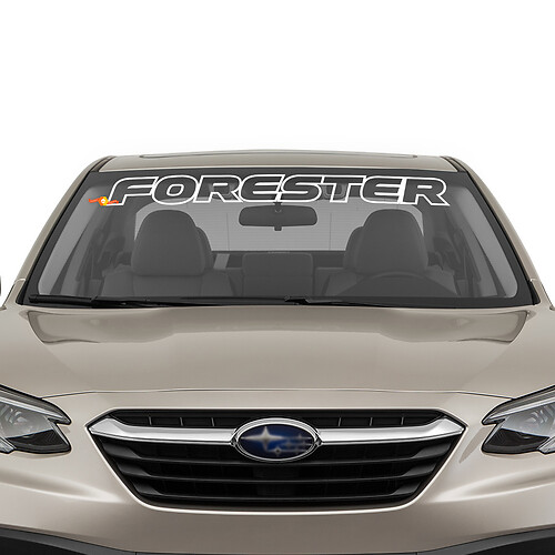 Umrissstil Windschutzscheibe Banner Vinyl Aufkleber Aufkleber Fit Suba Forester
