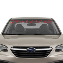 Umrissstil Windschutzscheibe Banner Vinyl Aufkleber Aufkleber Fit Suba Forester
 3