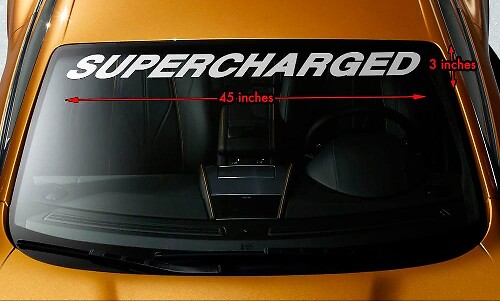 Kompressor-Windschutzscheiben-Banner Vinylaufkleber für Autos
