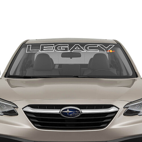 Umriss-Aufkleber für Frontscheibenbanner aus Vinyl für Subaru Legacy