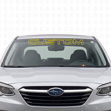 Umriss-Aufkleber für Frontscheibenbanner aus Vinyl für Subaru Legacy_5