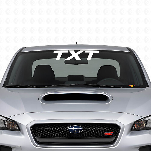 Benutzerdefinierte Schriftzug-Aufkleber aus Vinyl für Subaru WRX