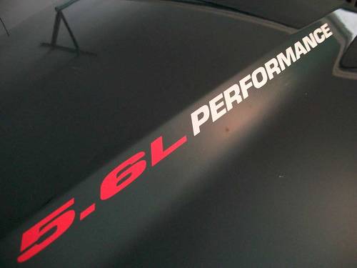 5.6L PERFORMANCE (Paar) Haubenaufkleber PASSEND für Nissan Titan Endurance Pro-4x und andere