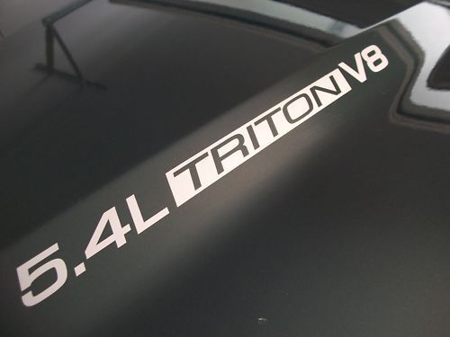 5.4L Triton V8 Motorhauben-Vinylaufkleber-Set für Musclecar Truck F-150-350 2002-2010