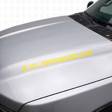 6,8L Custom V10 Motorhauben-Vinylaufkleber für Musclecar F-250/350 Super Duty Excursion_5
