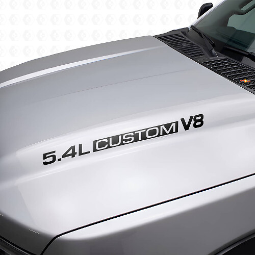 5.4L Triton V8 (Paar) Motorhaubenaufkleber Aufkleber Emblem Musclecar truck F250 F350 Expedition