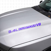5,4L Custom V8 Motorhauben-Vinylaufkleber für Musclecar F250/350 Expedition_2